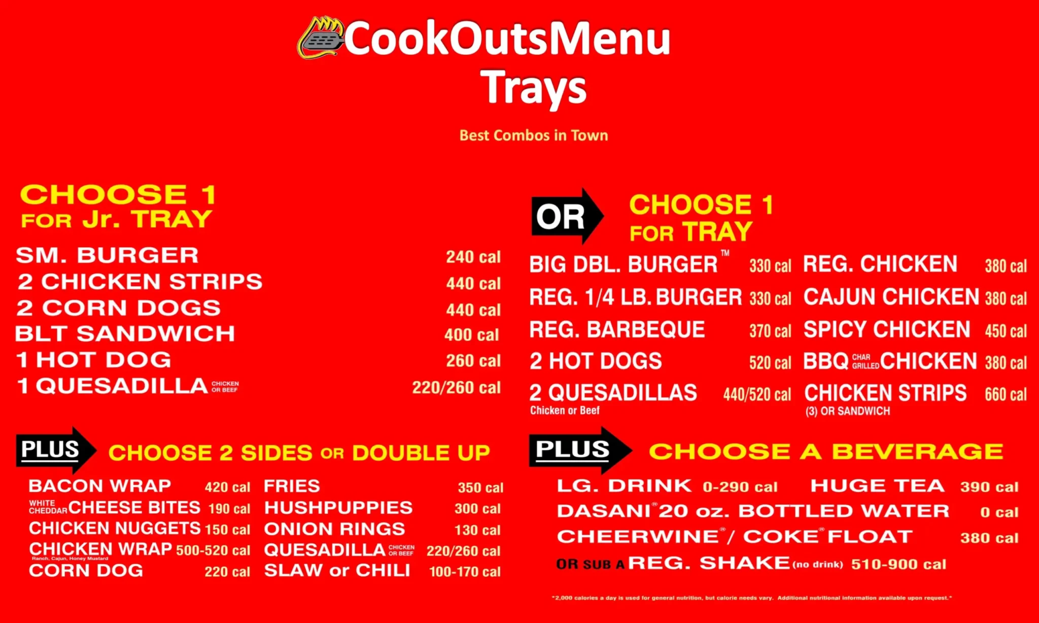 Cookout Menu Latest Price and Calories 2025 1 Cookout menu image